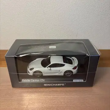 미니챔프 포르쉐 981 케이맨 GT4 1/43 화이트