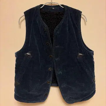 45R 45rpm 코듀로이 보아 베스트 네이비 M 사이즈 3