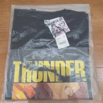 THUNDER 블랙 젠이츠 T셔츠 S 사이즈