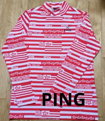 가격 인하! [핑] 여성용 골프웨어 L 사이즈 새상품 모크넥