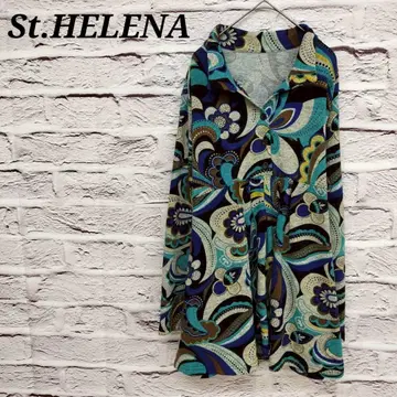 St.HELENA [ 2 ] 긴팔 튜닉 꽃무늬 멀티 컬러
