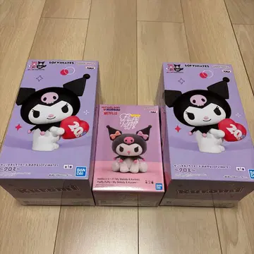[미개봉 새상품] 쿠로미 산리오 피규어 3종 세트 묶음 판매 20주년