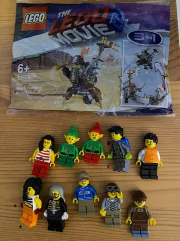 LEGO 레고 미니 피규어 10개와 레고 무비 미니 키트