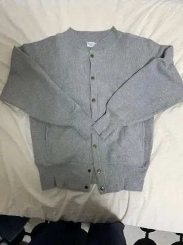 챔피온 맨투맨 버튼 지퍼 리버스 위브