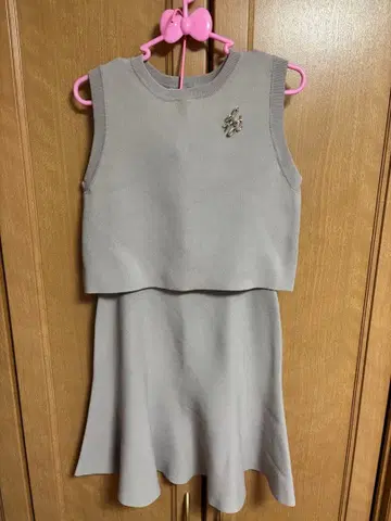 SNIDEL 니트 셋업 그레이지