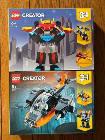레고 LEGO 크리에이터 3in1 31124 & 31111