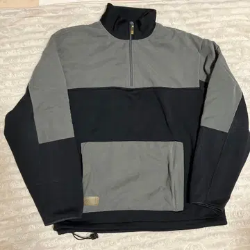 QUIKSILVER 하프 지퍼 트레이닝복 블랙/그레이