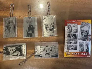 강철의 연금술사 복권 D상 메탈 키링 5종 세트