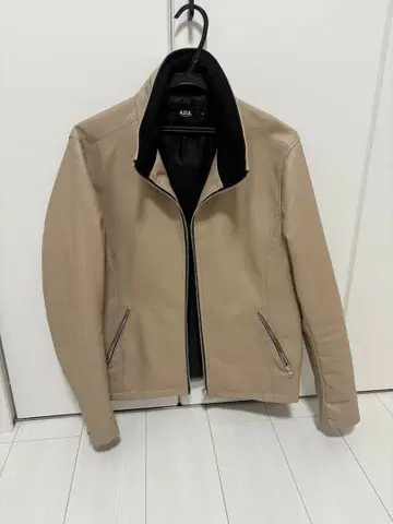 AZUL by MOUSSY 베이지 가죽 자켓 M