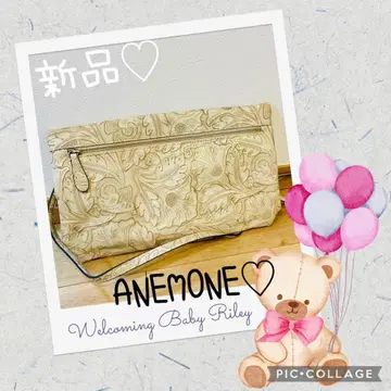 인기 미사용 새상품 ANEMONE 꽃무늬 숄더백