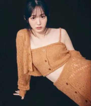 SNIDEL 팬시얀 베어&가디건 세트