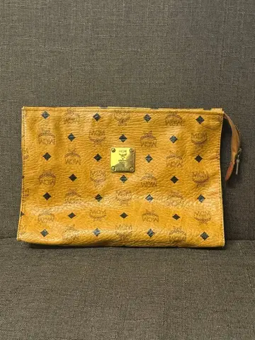 MCM 클러치백 빈티지 가죽