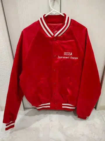 메이드 인 USA 나일론 바시티 자켓