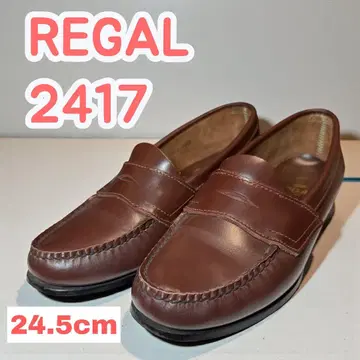 컨디션 최상 REGAL 리걸 2417 가죽 코인 로퍼 24.5cm