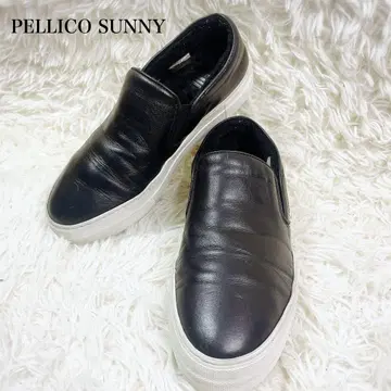 펠리코사니 PELLICO SUNNY 38 블랙 가죽 슬립온