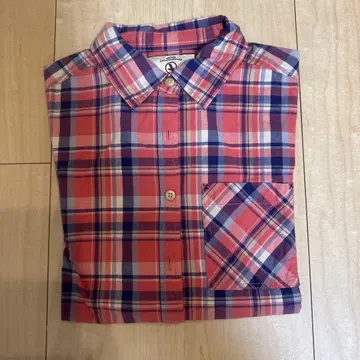 AIGLE 긴팔 체크 셔츠