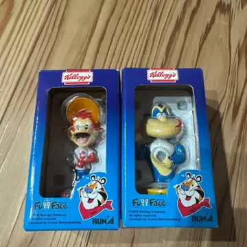 Kellogg's 켈로그 고개 흔드는 피규어 2체 세트 미개봉 노후화