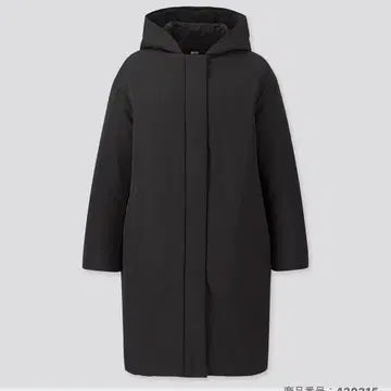 [새상품급] 유니클로 하이브리드 다운 코쿤 코트 XL 블랙 420215