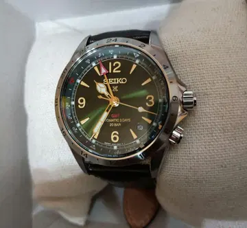 [ 미사용 ] 세이코 프로스펙스 알피니스트 GMT SBEJ005