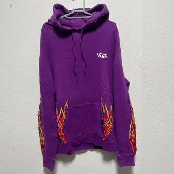 VANS 자수 플레어 후드티 사이즈 XL