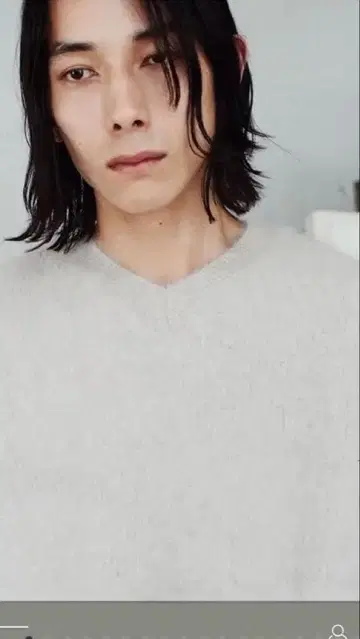 lidnm 폭스 캐시미어 V 니트 M 사이즈