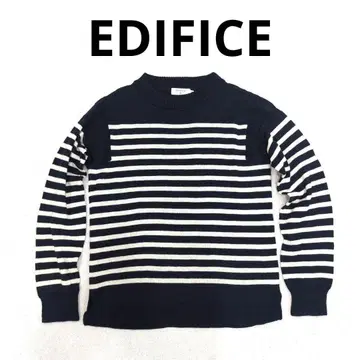 에디피스 EDIFICE 보더 니트 스웨터