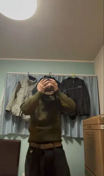 90년대 gx100 스타일 총무늬 니트