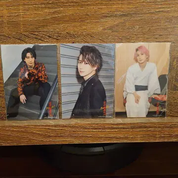 사쿠마 다이스케 타키자와 가부키 오리지널 사진 세트 3점