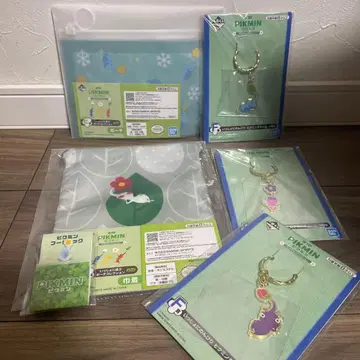 피크민 제일복권 굿즈 파우치 키링 세트