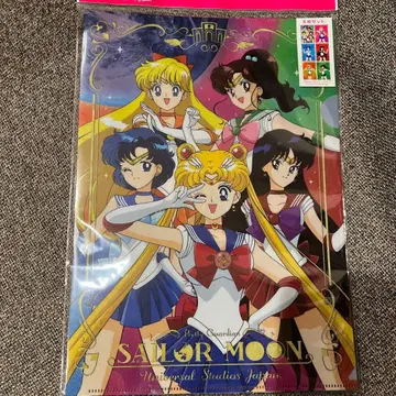 세일러문 USJ 유니버셜 A4 클리어 파일 6장, 포스트잇 세트