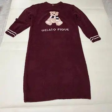 젤라피케 gelatopique 테디베어 자카드 원피스 파자마