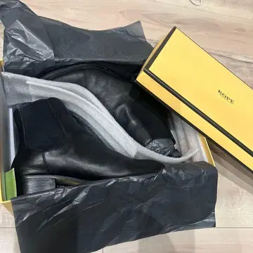 ROPE 37 BLACK 사이드 고어 부츠