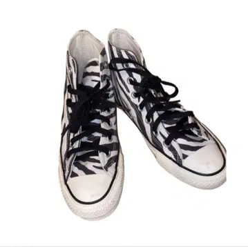 컨버스 척테일러 CT70 하이컷 제브라 패턴 y2k 히피