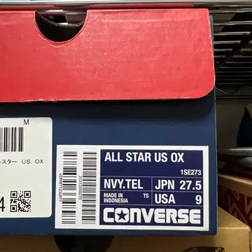 27.5cm CONVERSE ALL STAR US OX 네이비