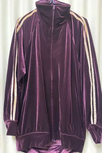 셰어 스피릿 벨벳 트랙 자켓