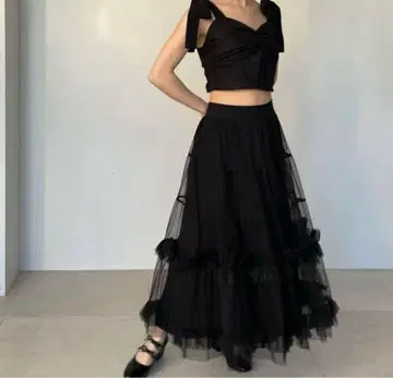 Treat urself 발레리나 리본 튤 셋업