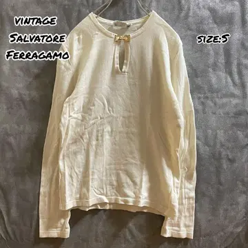 빈티지 살바토레 페라가모 간치니 금장 장식 S