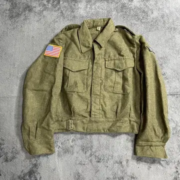 60s 그리스군 울 아이크 자켓 빈티지 유로 밀리터리