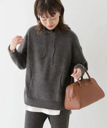 SLOBE IENA 에어리 니트 후디