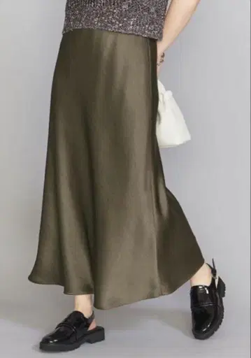 BEAUTY&YOUTH 폴리에스테르 머메이드 이지 스커트