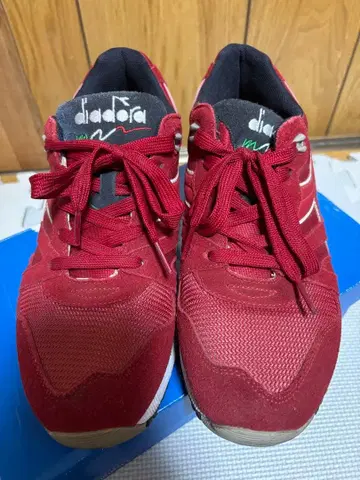 diadora 스니커즈 27.5cm 빨간색