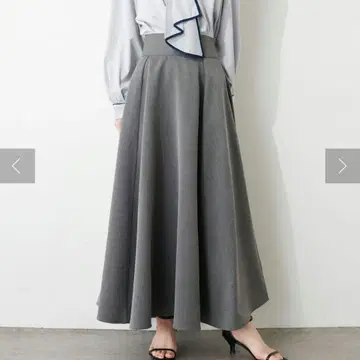 하이웨스트 서큘러 스커트
