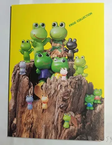 케로짱 컬렉션 엽서 9장 세트. 레트로한 빈티지 엽서.