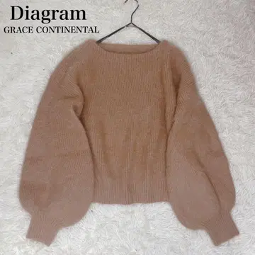 Diagram GRACE CONTINENTAL 베이지 니트 알파카