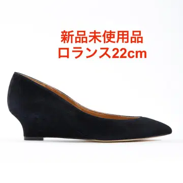 [미사용 새상품 로] 웨지솔 펌프스(22cm)