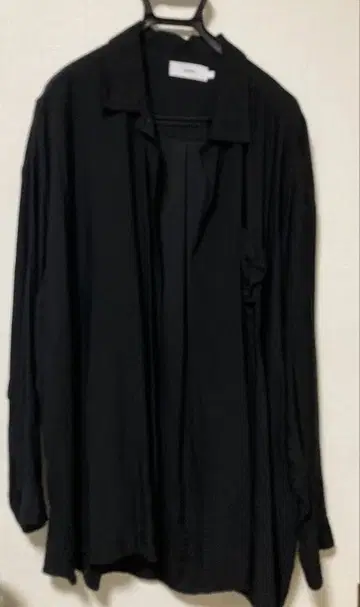 Graphpaper 블랙 긴팔 셔츠 사이즈 2