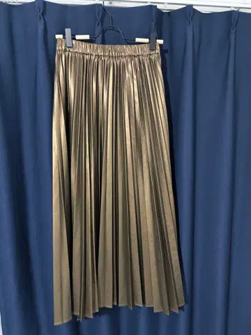 시드레이크 / Seadrake 플리츠 롱 스커트 (브라운)