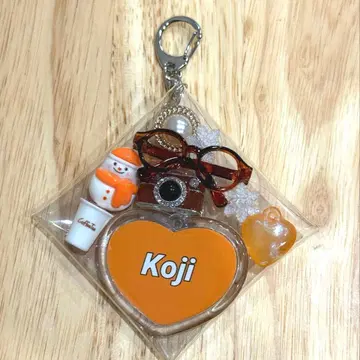 SnowMan 파우치 키링 코지 군