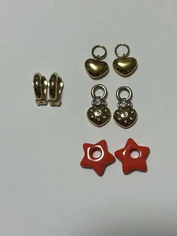 아가타 골드 귀찌와 참 3종 4세트