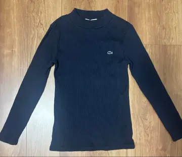 Lacoste 네이비 터틀넥 긴팔